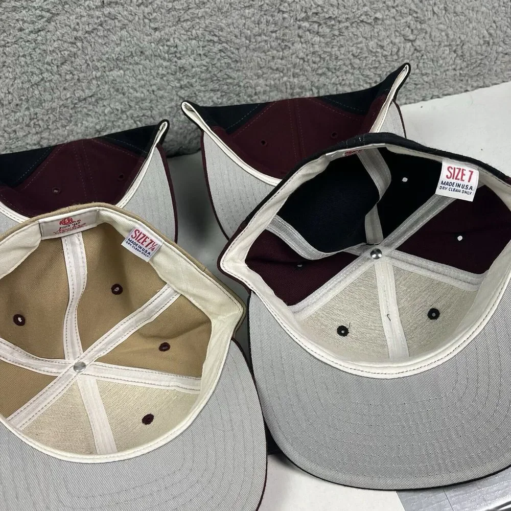 Vintage New Era Blank Pro Model Hat‎ USA Baseball Cap Lot of 13
